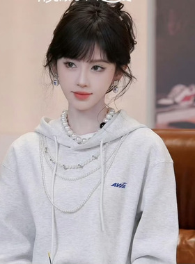 鞠婧祎同款仿珍珠项链女高级感