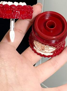 正品！花知晓草莓蛋糕唇泥雾面