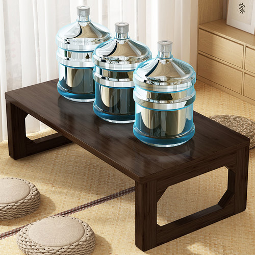 飘窗小桌子折叠炕桌家用实木榻榻米桌子小茶几床上学习矮桌电脑桌 - 图1