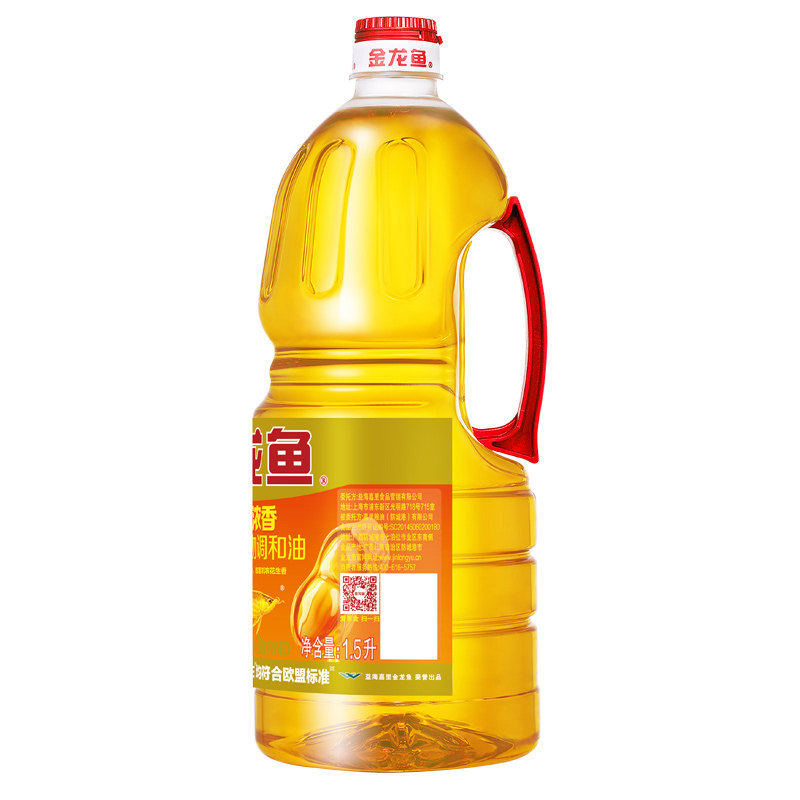 日期新鲜 金龙鱼花生浓香型调和油1.5L小瓶装家用食用植物油正品,淘宝优惠券,粉丝福利购,淘宝优惠卷