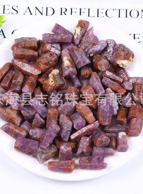 2026天然红刚玉原石红宝石单晶体矿石香薰扩香石跨境儿童淘矿挖宝