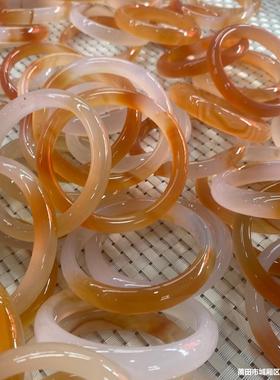 2026锦鲤天然玛瑙手镯黄玉髓手镯半山半水鸿运当头复古百搭闺蜜款