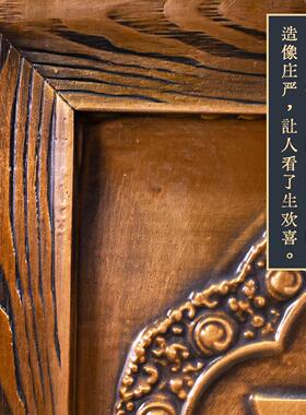 藏式十献自在古铜色装饰摆件