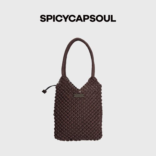 【小编】SCS池金物田园风手工编织油蜡绳腋下包（配内胆） - 图3