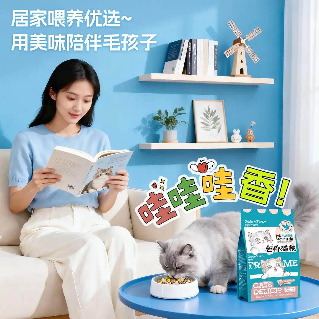 冠绅十拼冻干猫粮鸡肉乳鸽配方全价猫粮成猫幼猫羊乳长肉营养猫粮,淘宝优惠券,粉丝福利购,淘宝优惠卷