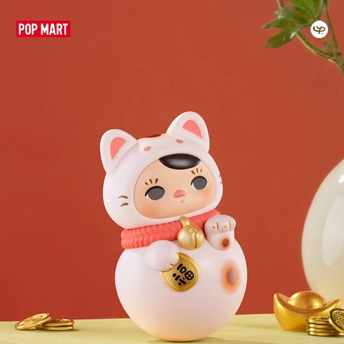 POPMART泡泡玛特 PUCKY毕奇精灵喵喵不倒翁系列盲盒手办摆件礼物 - 图1