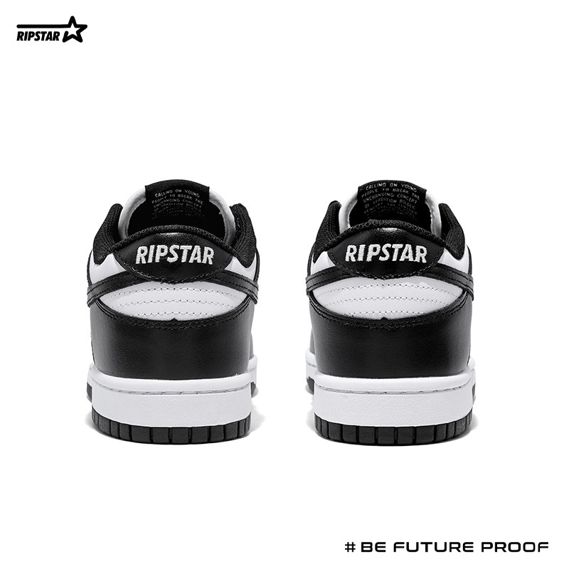 RIPSTAR/爆炸星黑白色板鞋男秋冬季新款休闲运动板鞋女【熊猫】,淘宝优惠券,粉丝福利购,淘宝优惠卷