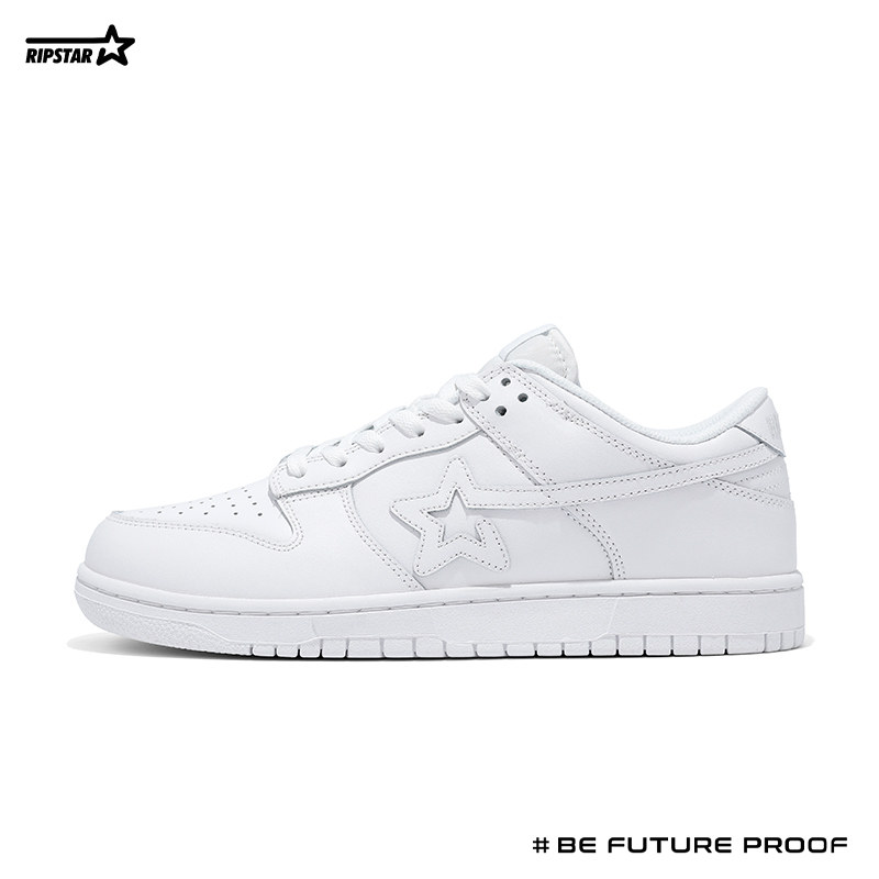 RIPSTAR/爆炸星白色板鞋男女款秋冬季新款休闲运动小白鞋【纯白】,淘宝优惠券,粉丝福利购,淘宝优惠卷