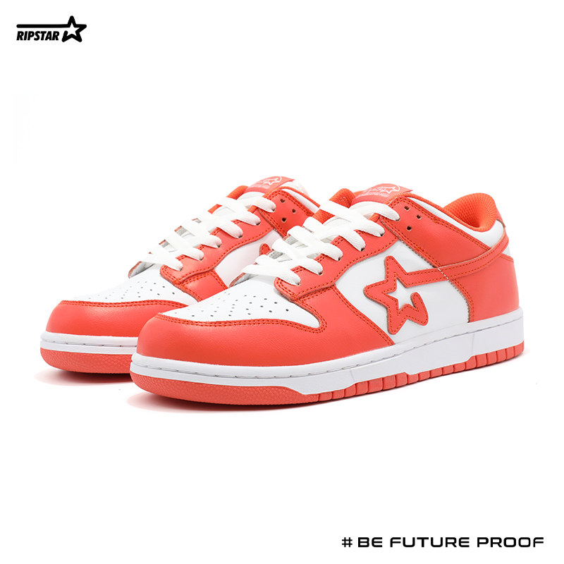 RIPSTAR/爆炸星SKBD LOW激光橙色青年情侣系带休闲鞋运动鞋板鞋子,淘宝优惠券,粉丝福利购,淘宝优惠卷