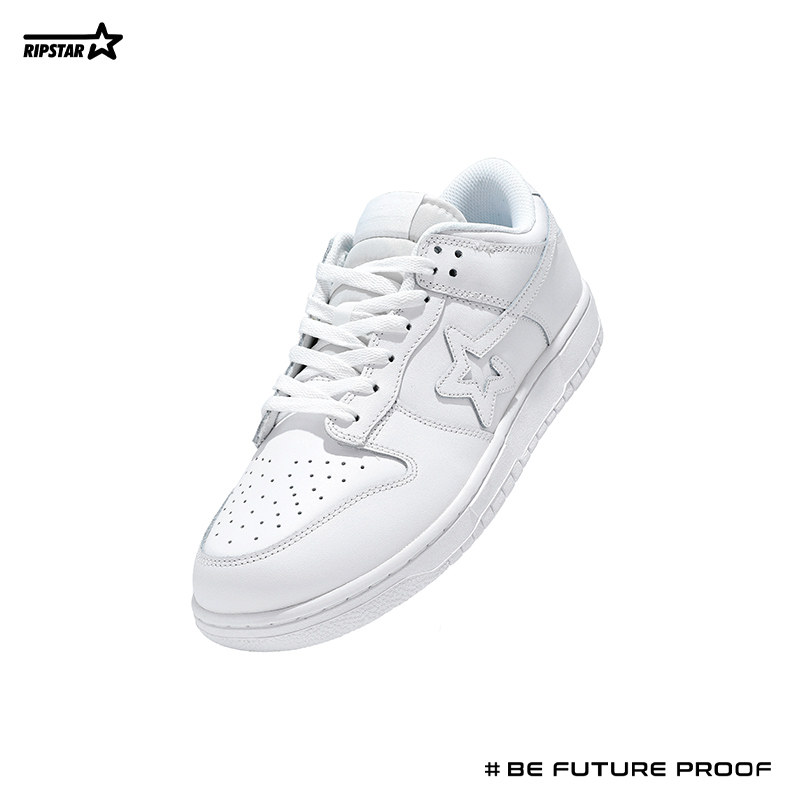 RIPSTAR/爆炸星白色板鞋男女款秋冬季新款休闲运动小白鞋【纯白】,淘宝优惠券,粉丝福利购,淘宝优惠卷