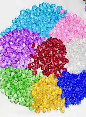 招财彩色水晶琉璃元宝