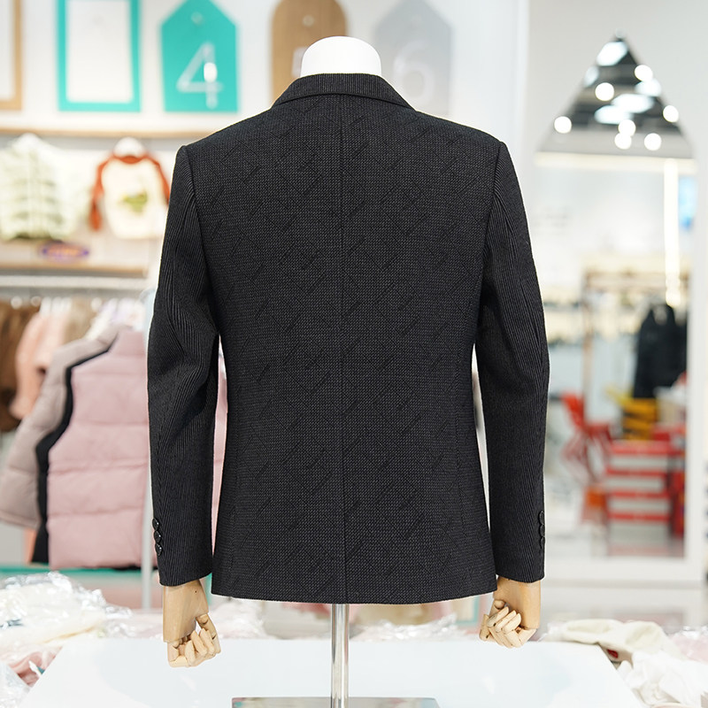 羽绒羊毛呢西装男士商务休闲花呢针织单西上衣冬季款修身气质外套,淘宝优惠券,粉丝福利购,淘宝优惠卷