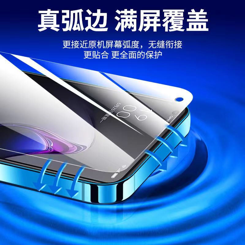 opporeno8钢化膜Pro十reno手机膜oppo+reon全屏opporone85g新款opρoreno5g水凝opp0pp0全包0pporeno适用0ppo-图0