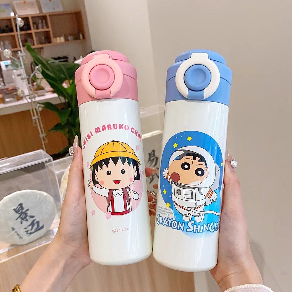 迪士尼保温杯男孩食品级316小学生水杯子儿童上学专用女孩吸管杯