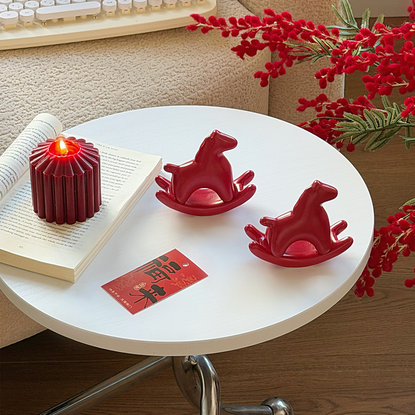 陶瓷小马茶宠摆件摇摇马茶道文玩茶桌办公桌马年可爱装饰工艺品,淘宝优惠券,粉丝福利购,淘宝优惠卷