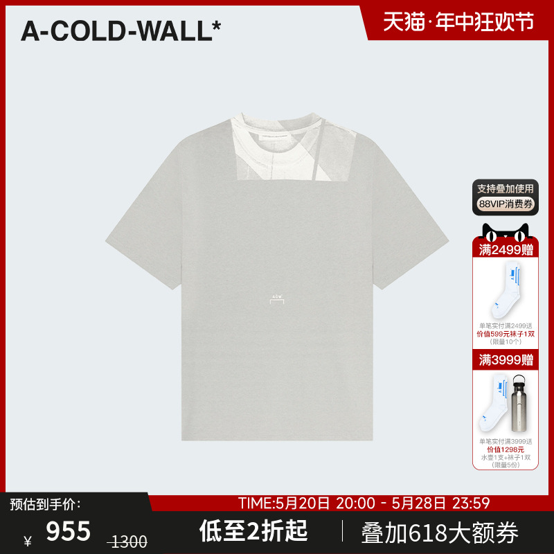 【24新品】ACW*STRAND T-SHIRT男式短袖T恤ACWMTS189 - 图0