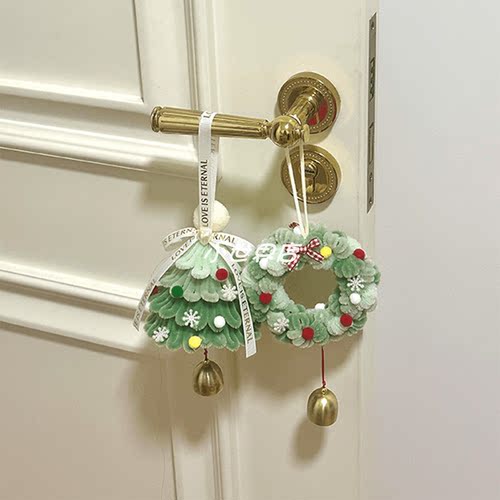 创意扭扭棒圣诞树圣诞花环挂件diy材料包手工生日礼物装饰礼物 - 图2