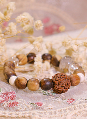 深贡木驼骨闪灵钻菩提子手链  12.19冬至节直播间专属