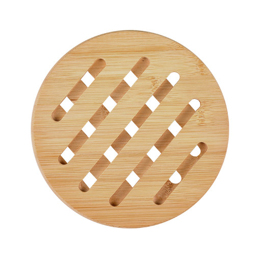 粤昌方圆天然楠竹餐桌垫防烫隔热垫碗垫菜盘子垫加厚砂锅垫杯子垫 - 图2