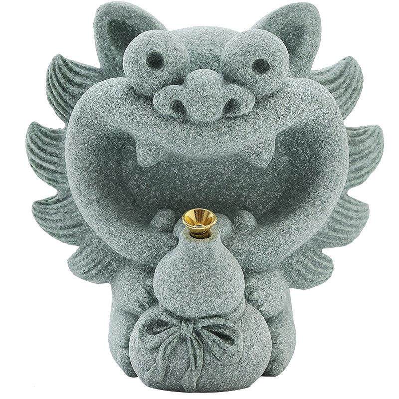 逗兽记香薰炉线香香插鬼迷日眼香炉摆件家用创意麒麟香炉茶宠底座,淘宝优惠券,粉丝福利购,淘宝优惠卷