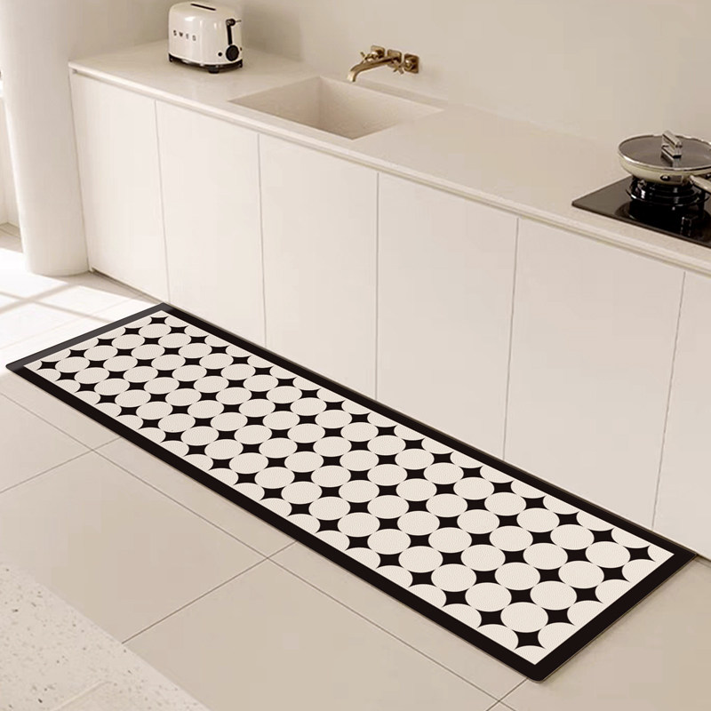 厨房专用地垫防滑防油防水防污可擦免清洗皮革脚垫厨房长条地毯,淘宝优惠券,粉丝福利购,淘宝优惠卷