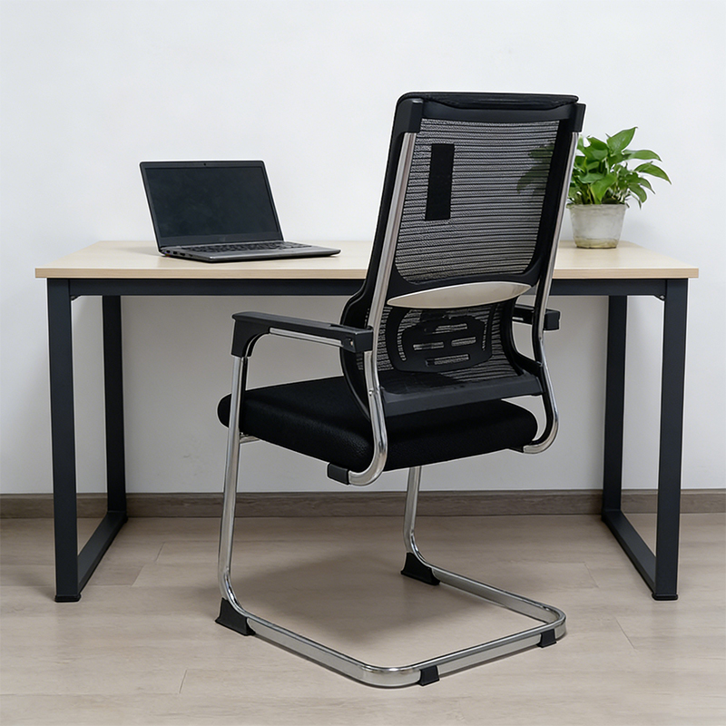 奈高办公椅电脑椅网布透气会议椅弓形椅人体工学椅职员椅靠背椅子
