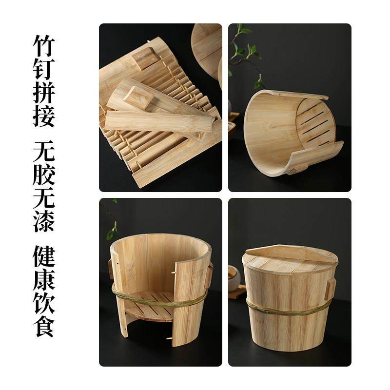 纯手工老式竹编竹根竹桶蒸甑家用全竹子煮米饭木桶蒸饭竹子蒸饭桶,淘宝优惠券,粉丝福利购,淘宝优惠卷
