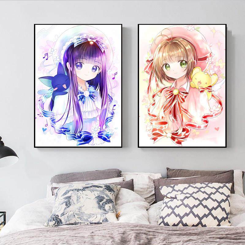 可爱女孩钻石画2025新款卡通小樱知世5d点贴钻十字绣小幅卧室满钻,淘宝优惠券,粉丝福利购,淘宝优惠卷