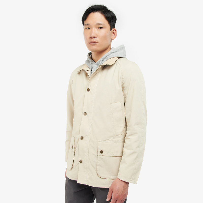 Barbour Ashby 男女同款经典休闲无蜡夹克 - 图2