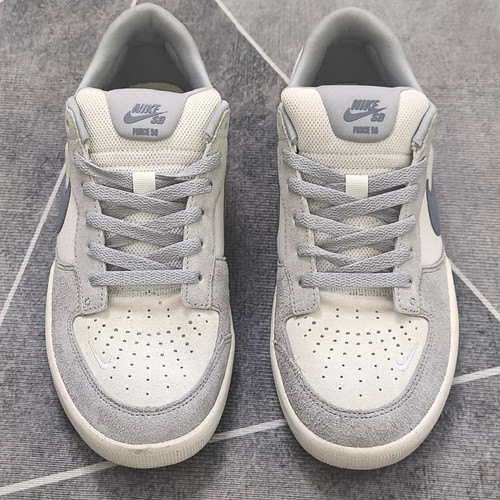 Nike SB Force 58 灰白蓝 低帮男子休闲板鞋IH0636-141 - 图1