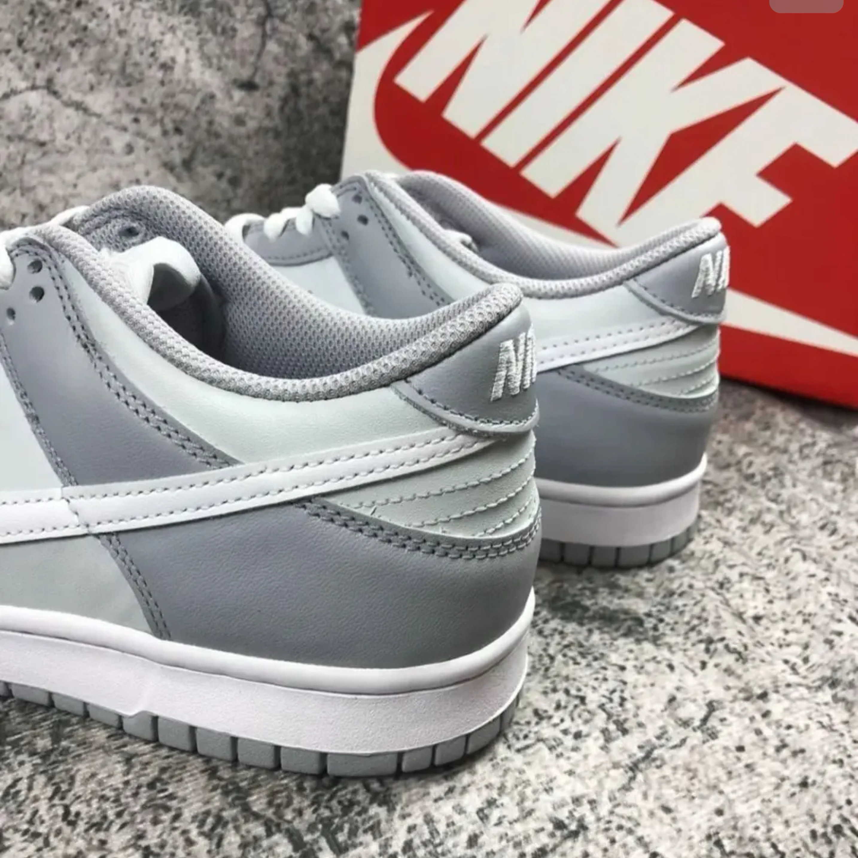 Nike Dunk Low灰白色GS潮流复古运动休闲低帮板鞋DH9765-001,淘宝优惠券,粉丝福利购,淘宝优惠卷