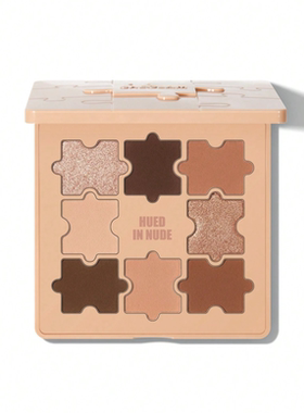 现货SHEGLAM Jazy Jigsaw 眼影盘裸色 9 色闪光哑光眼影