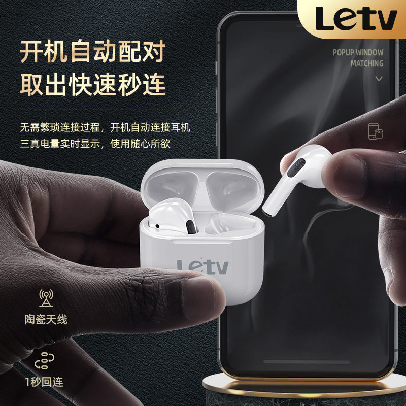 乐视letv-Pro4官方正品新款真无线蓝牙耳机降噪音质适用苹果安卓-图1