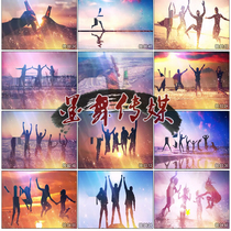 Friend Zhou Huajian Friendship Long live the song score finished stage party with big screen Led background video material