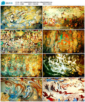 Dunhuang Flying Day Mural Dances Dance Stage Song Soundscreen Led on the big screen Led background video material