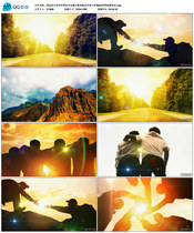 My good brother classmates gathering annual conference stage song gala accompanied by big screen led background video material