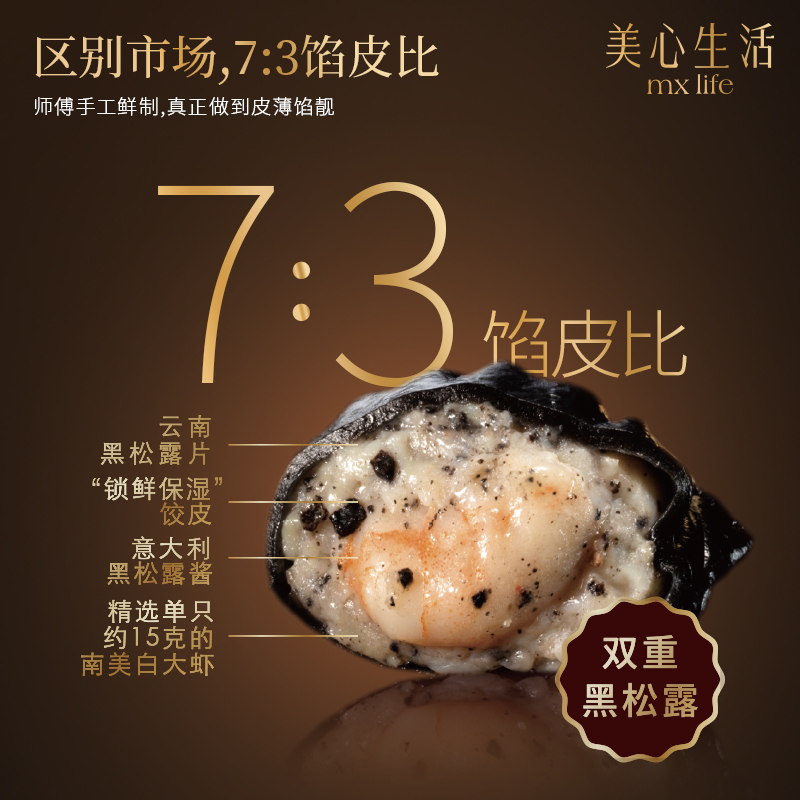 香港美心旗下 MX Life 美心生活 四色虾饺皇 120g*4盒 天猫优惠券折后￥99包邮（￥159-60）