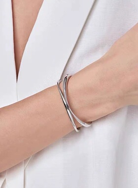 赵赵昭仪同款流光流线双层手镯