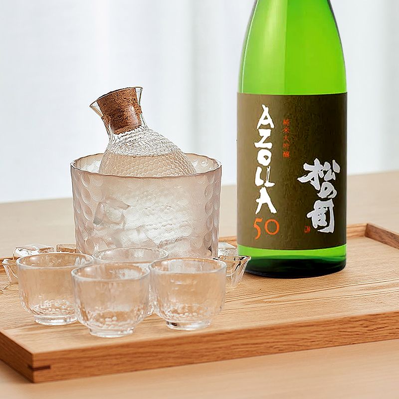 松之司清酒纯米大吟酿黑标AZOLLA陶醉竜王山田锦米酒日本原装进口