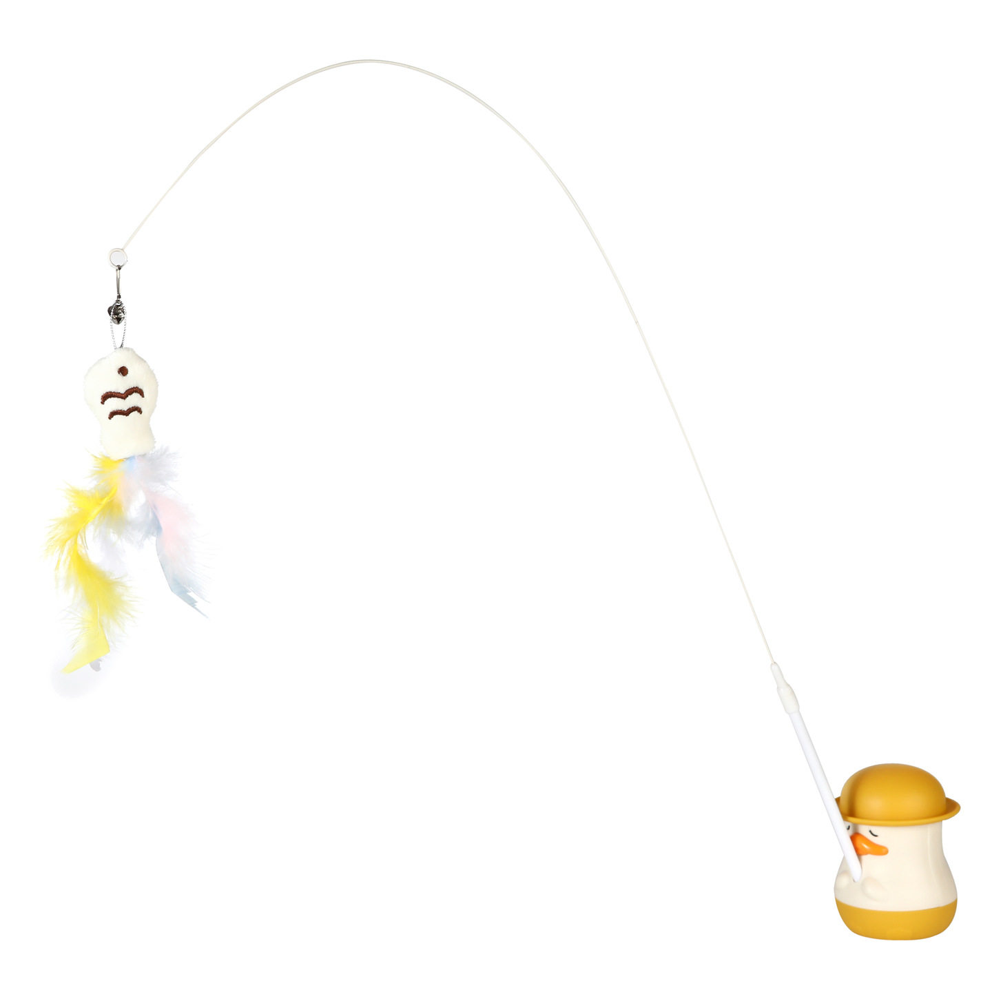 专业逗猫棒多功能萌鸭长杆羽毛猫玩具自嗨解闷旋转猫薄荷玩具宠物,淘宝优惠券,粉丝福利购,淘宝优惠卷