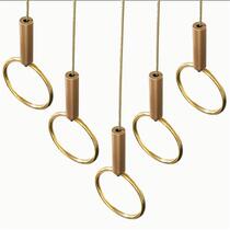 Clothing Shop Window Decoration Furnishing ceiling rings lengthened hanging exhibition rack hanging hanger upper wall hanging chain gold hook