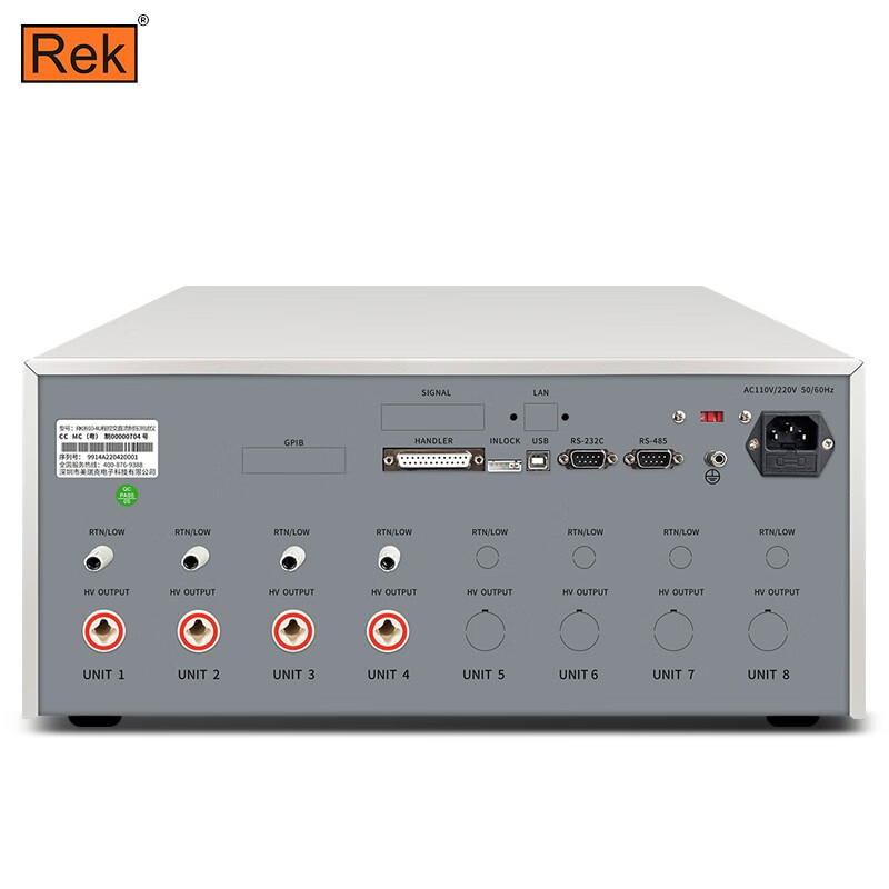 美瑞克 RK9910-4U/8U数字程控交直流耐压绝缘电阻测试仪5KV10G&Om - 图3