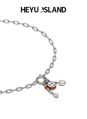 王铮亮同款黑鱼岛轻奢小众项链