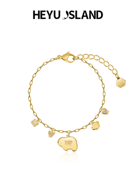 黑鱼岛史努比花间一犬锆石手链