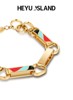 黑鱼岛镀金轻奢高级感手链