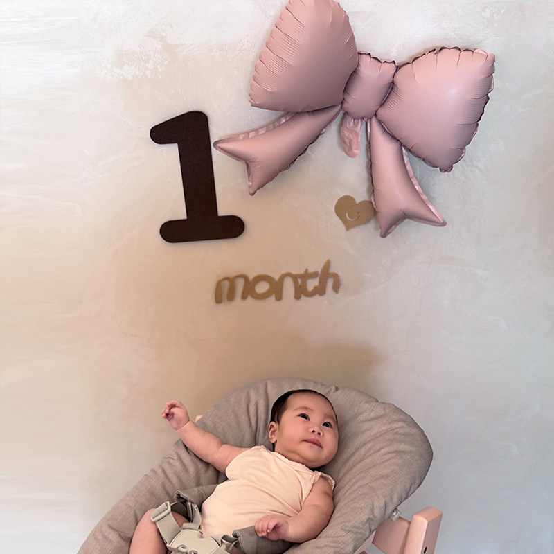 女孩女童生日布置ins风大号蝴蝶结气球派对装饰场景拍照儿童宝宝,淘宝优惠券,粉丝福利购,淘宝优惠卷