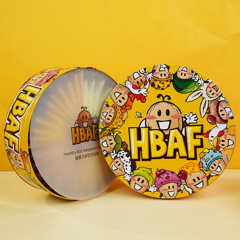 【年货节】HBAF芭蜂坚果巴旦木福气桶节日送礼零食礼包新年礼盒,淘宝优惠券,粉丝福利购,淘宝优惠卷