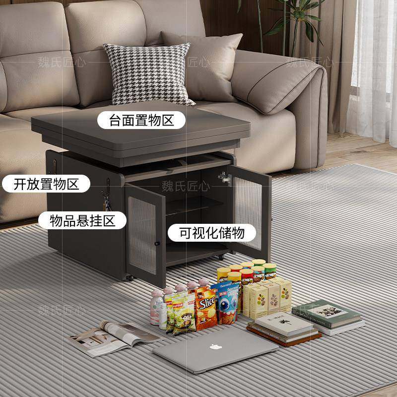 客厅移动茶柜小降户型升桌子沙发边柜可折叠网爆红款家用边几几柜,淘宝优惠券,粉丝福利购,淘宝优惠卷