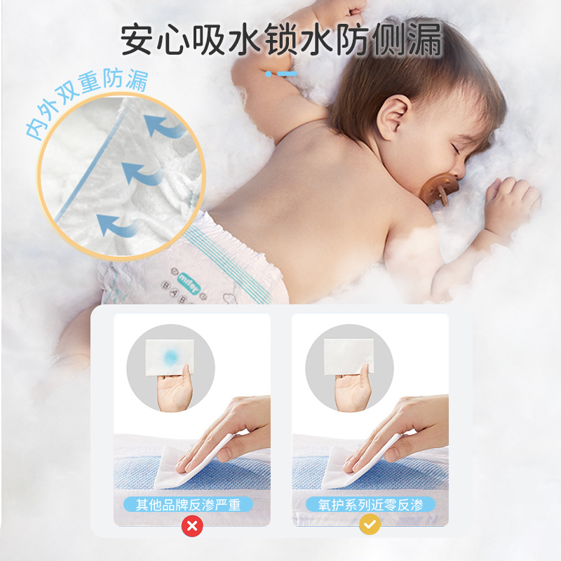 7码mifeTUGO婴儿学步拉拉裤纸尿裤 训练裤宝宝尿不湿超薄旗舰店