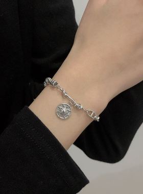 白羊座玛雅太阳增财运瑞手链男女火热能量S925纯银复古轻奢雅痞风